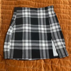 Plaid Mini Skirt